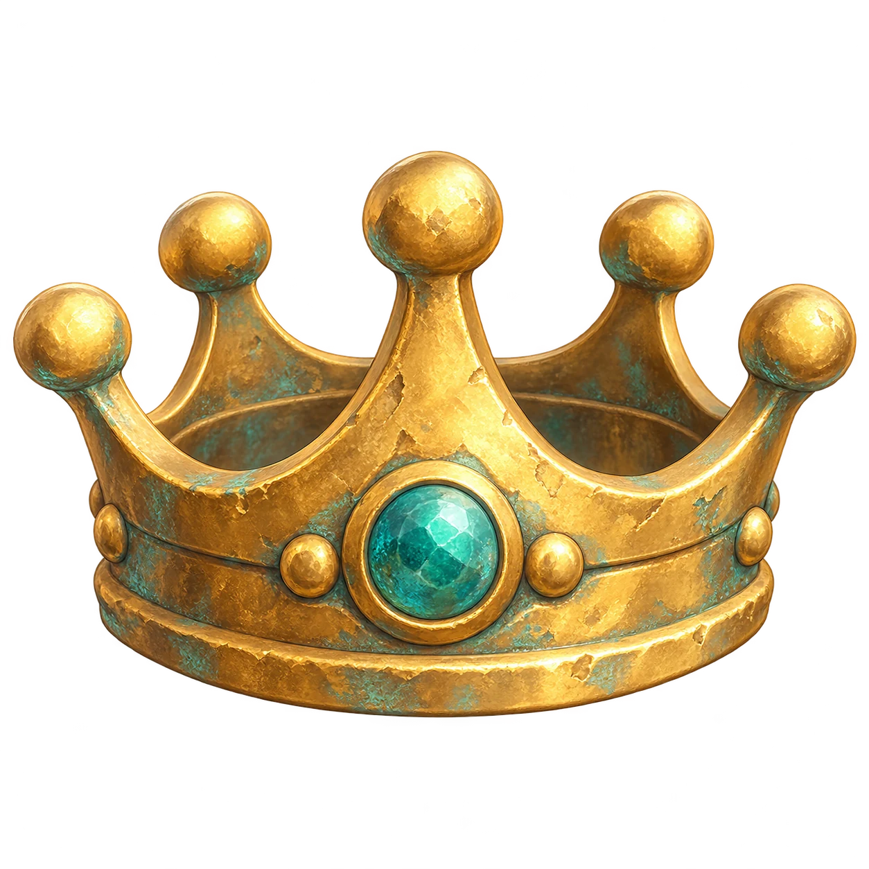 A sunken crown